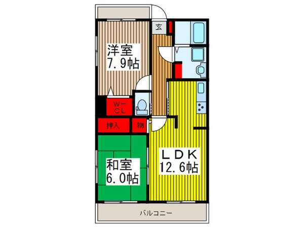 Ｍ　Ｈａｒｖｅｓｔ　Ｒｉｄｇｅの物件間取画像